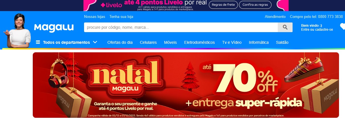 Livelo Ganhe Pontos Por Real Comprando No Magalu