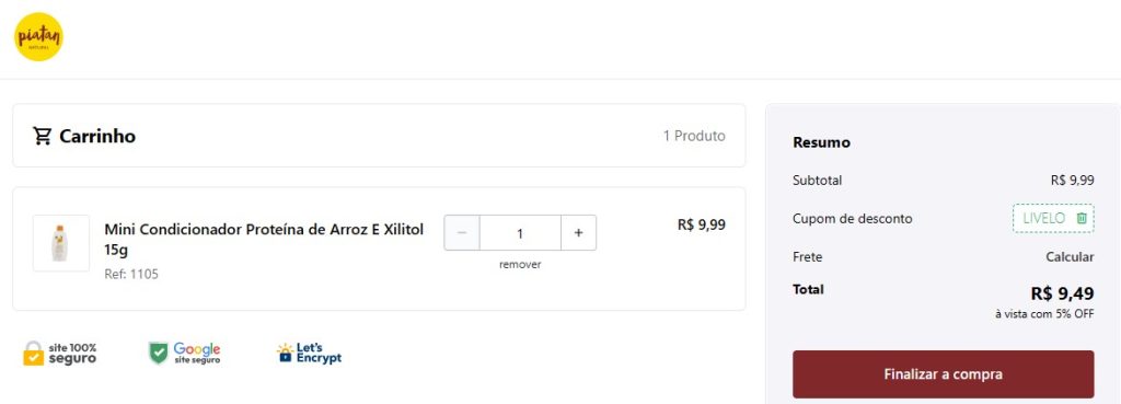 Livelo Ganhe Pontos Por Real Comprando Na Piatan Natural